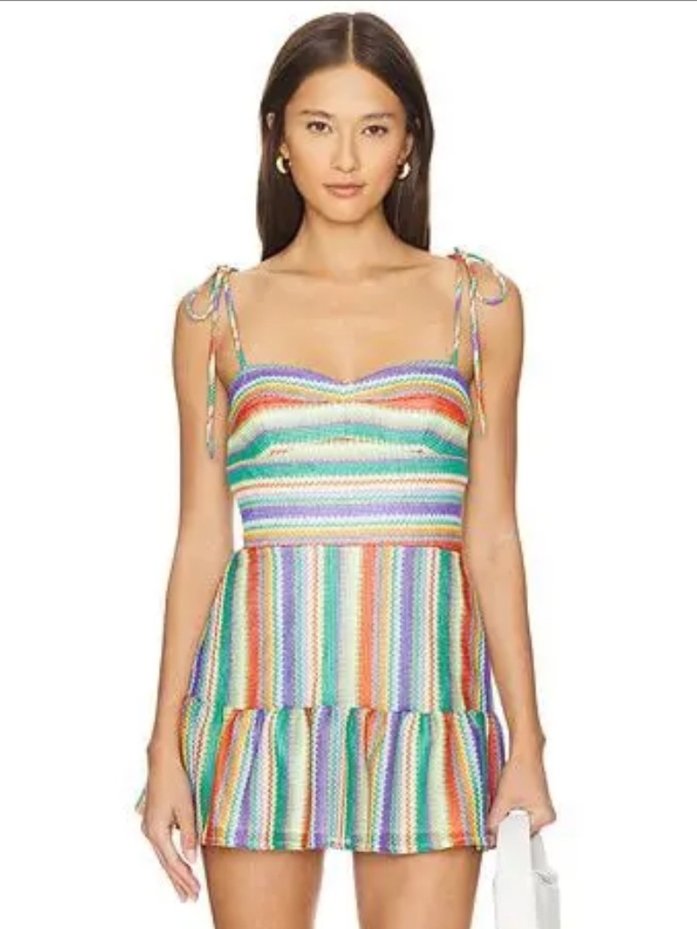 AMANDA UPRICHARD Champagne Romper - Size L